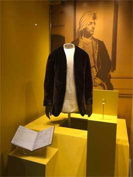 The Velvet Jacket of Maharajah Duleep Singh with his diary