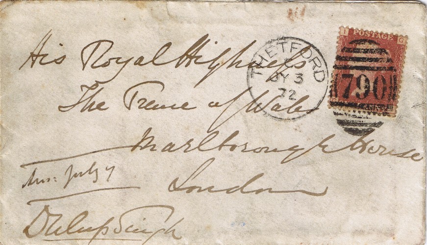 Signed Envelope to the Prince of Wales