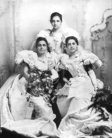 The Princesses at their Debutants Ball, 1895